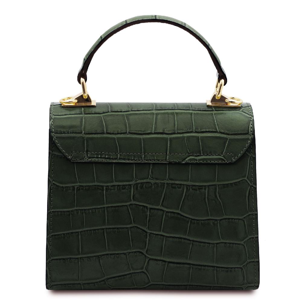 Tuscany Leather Borsa a Mano in Pelle Stampa Cocco Vendite Flash