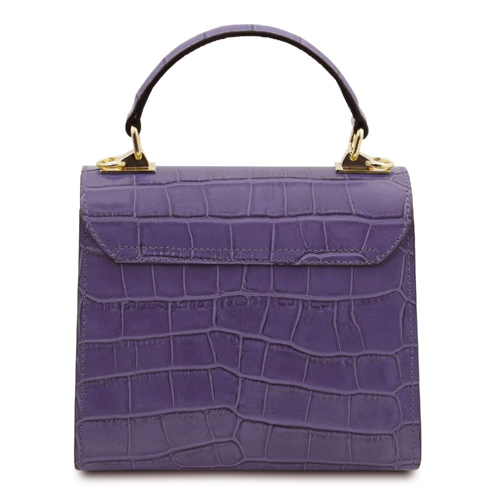 Tuscany Leather Borsa a Mano in Pelle Stampa Cocco Negozio