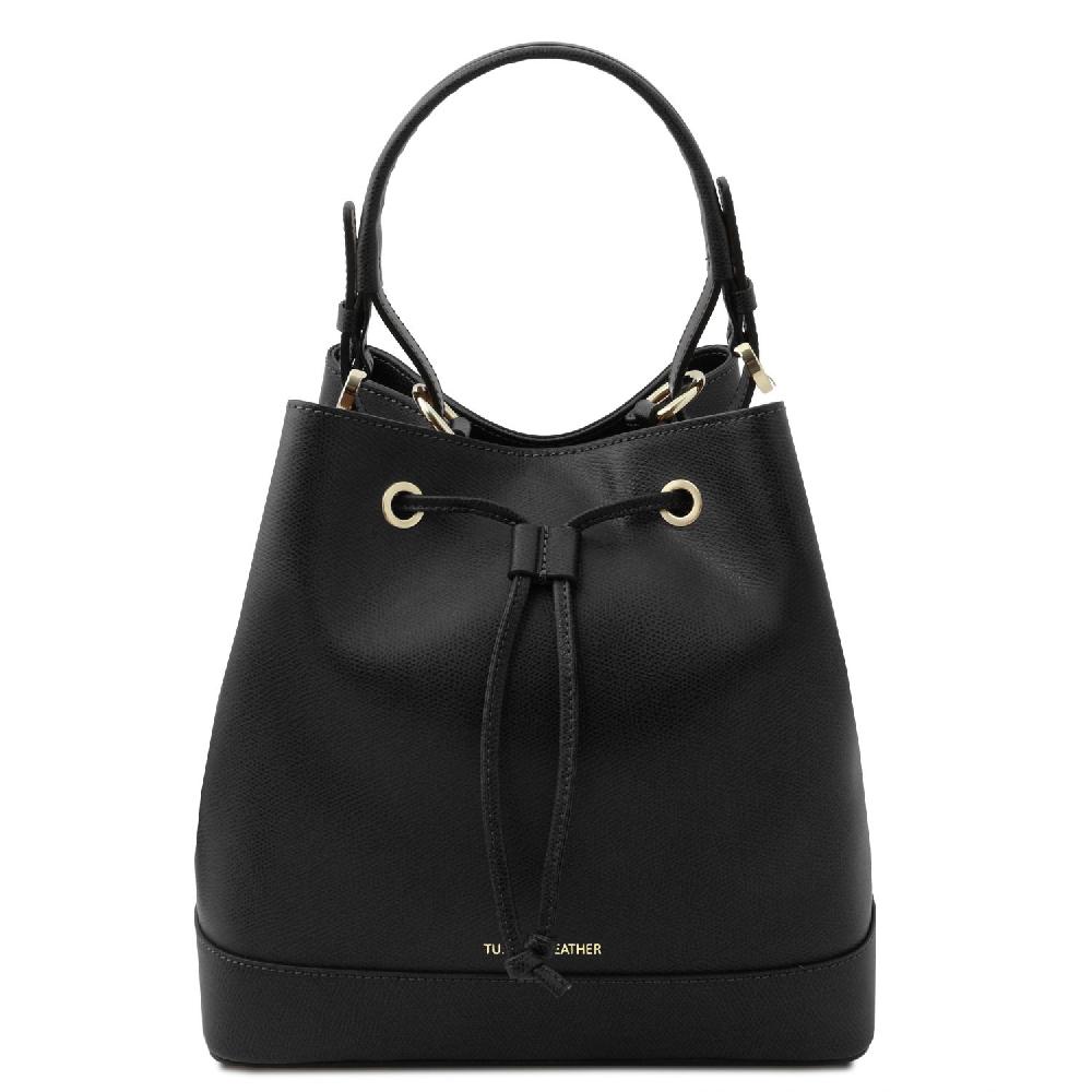 Tuscany Leather Borsa Secchiello in Pelle In Saldo