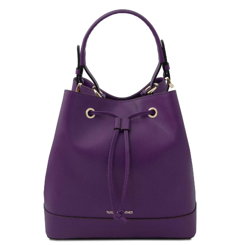 Tuscany Leather Borsa Secchiello in Pelle Spedizione gratuita