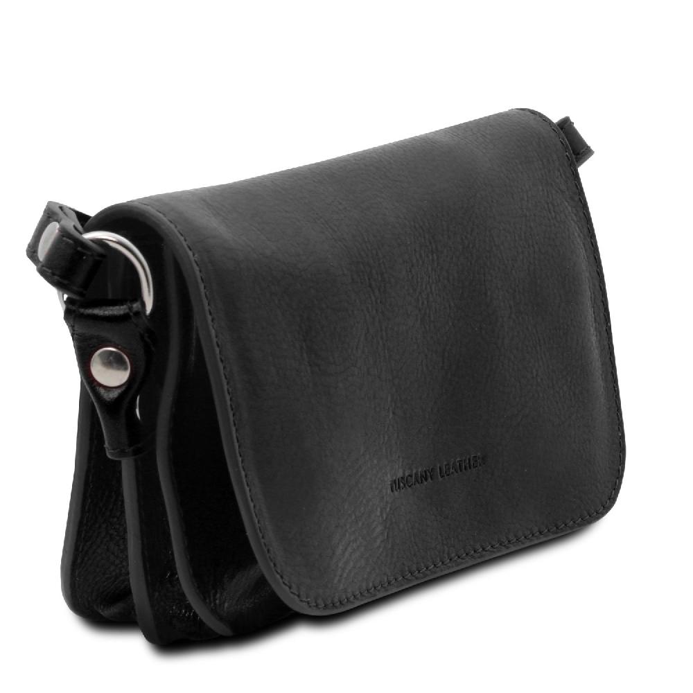 Tuscany Leather Tracollina in Pelle con Pattella Ultimi tre giorni