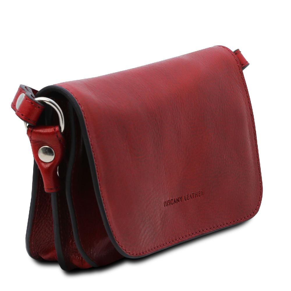 Tuscany Leather Tracollina in Pelle con Pattella Ultimo giorno