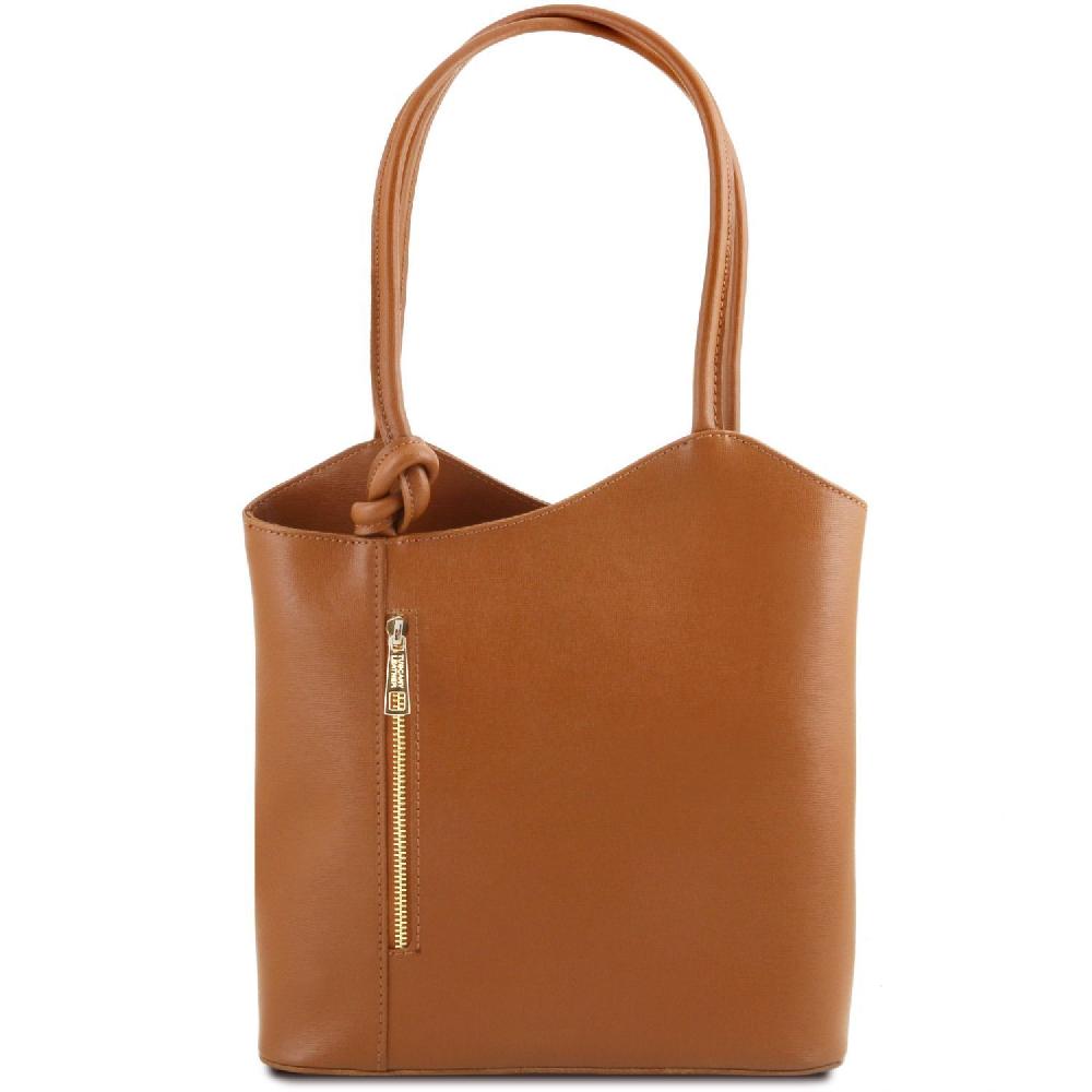 Tuscany Leather Borsa Donna Convertibile a Zaino in Pelle Saffiano Only for today