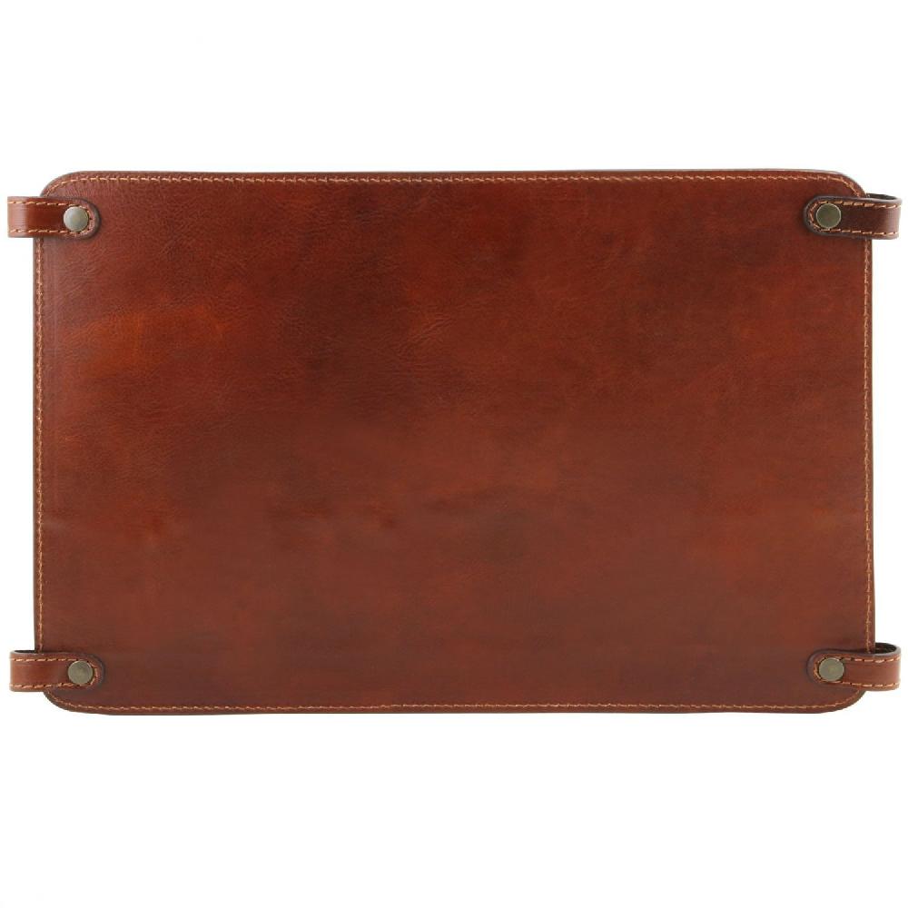 Tuscany Leather Modulo Multifunzione in Pelle con Tasche Discount Store per i nuovi prodotti