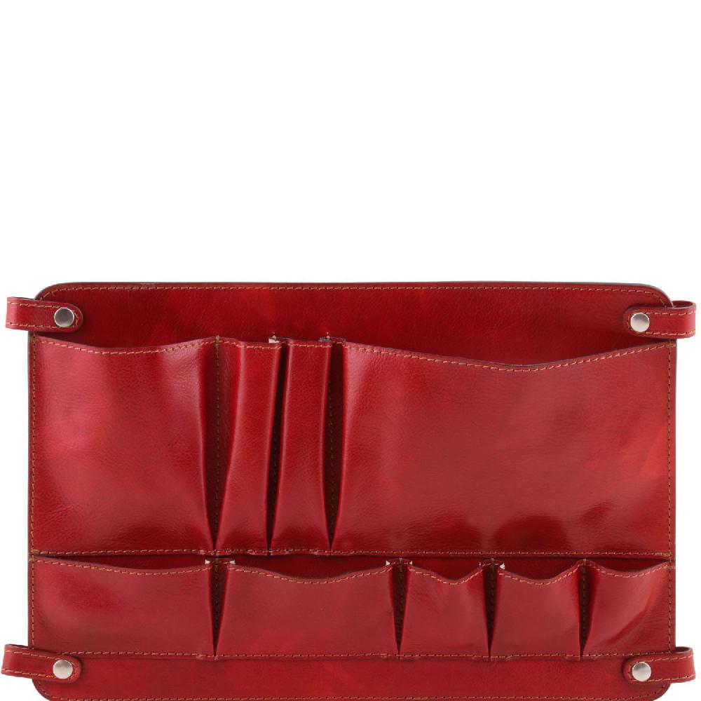 Tuscany Leather Modulo Multifunzione in Pelle con Tasche Solo un giorno rimasto