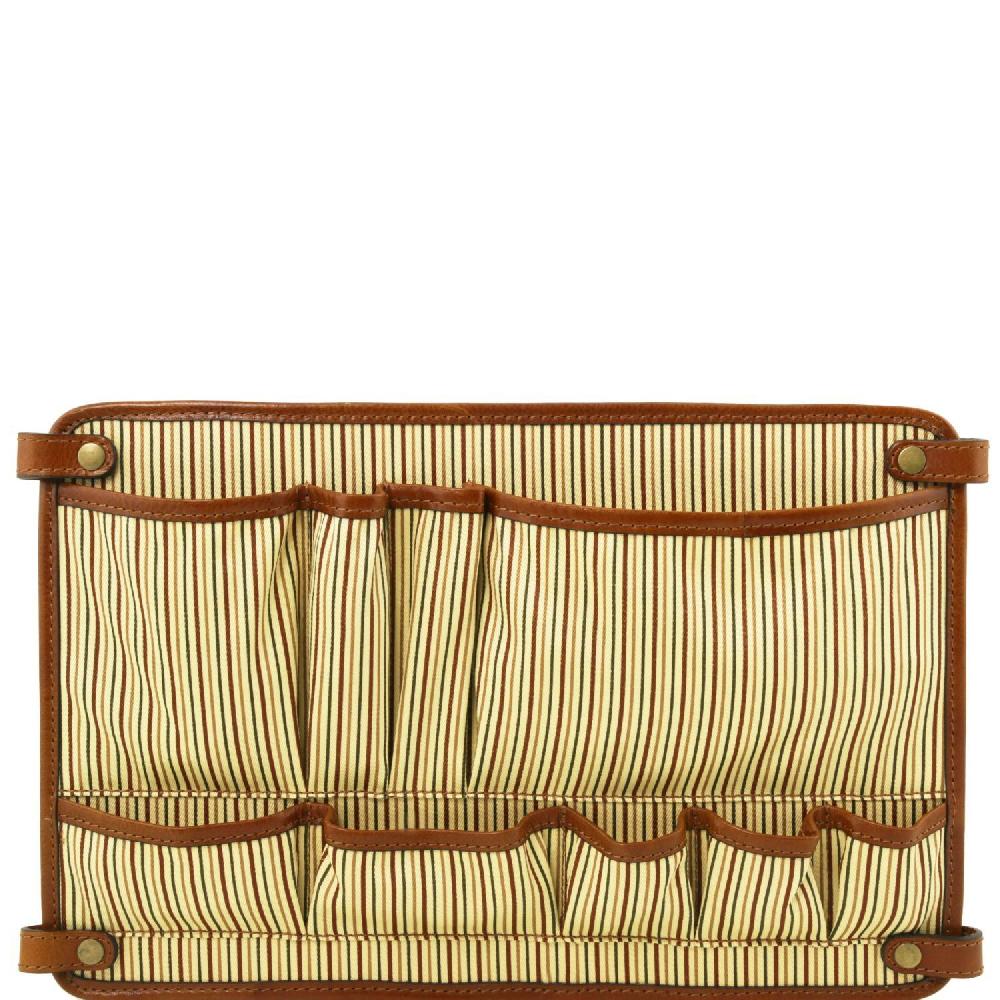 Tuscany Leather Modulo Multifunzione con Tasche 50% di sconto con spedizione gratuita