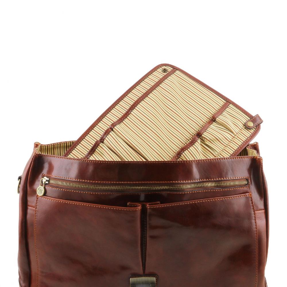 Tuscany Leather Modulo Multifunzione con Tasche 50% di sconto con spedizione gratuita