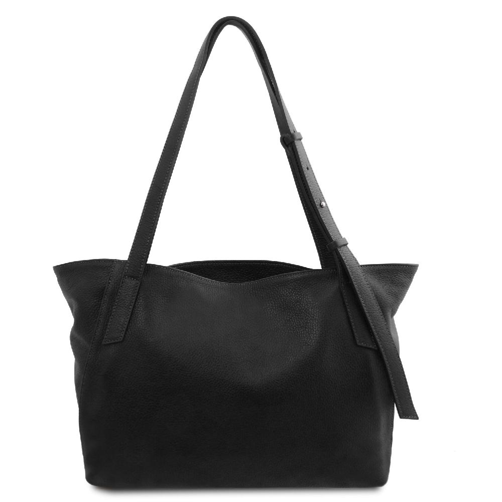 Tuscany Leather Borsa Shopping in Pelle Morbida Esporta salva