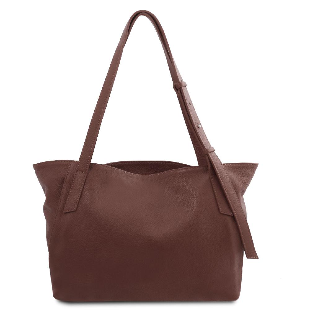 Tuscany Leather Borsa Shopping in Pelle Morbida Black Friday Prezzi