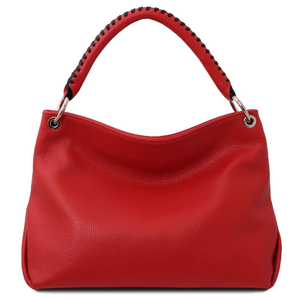 Tuscany Leather Borsa a Spalla in Pelle Morbida Pezzi Unici