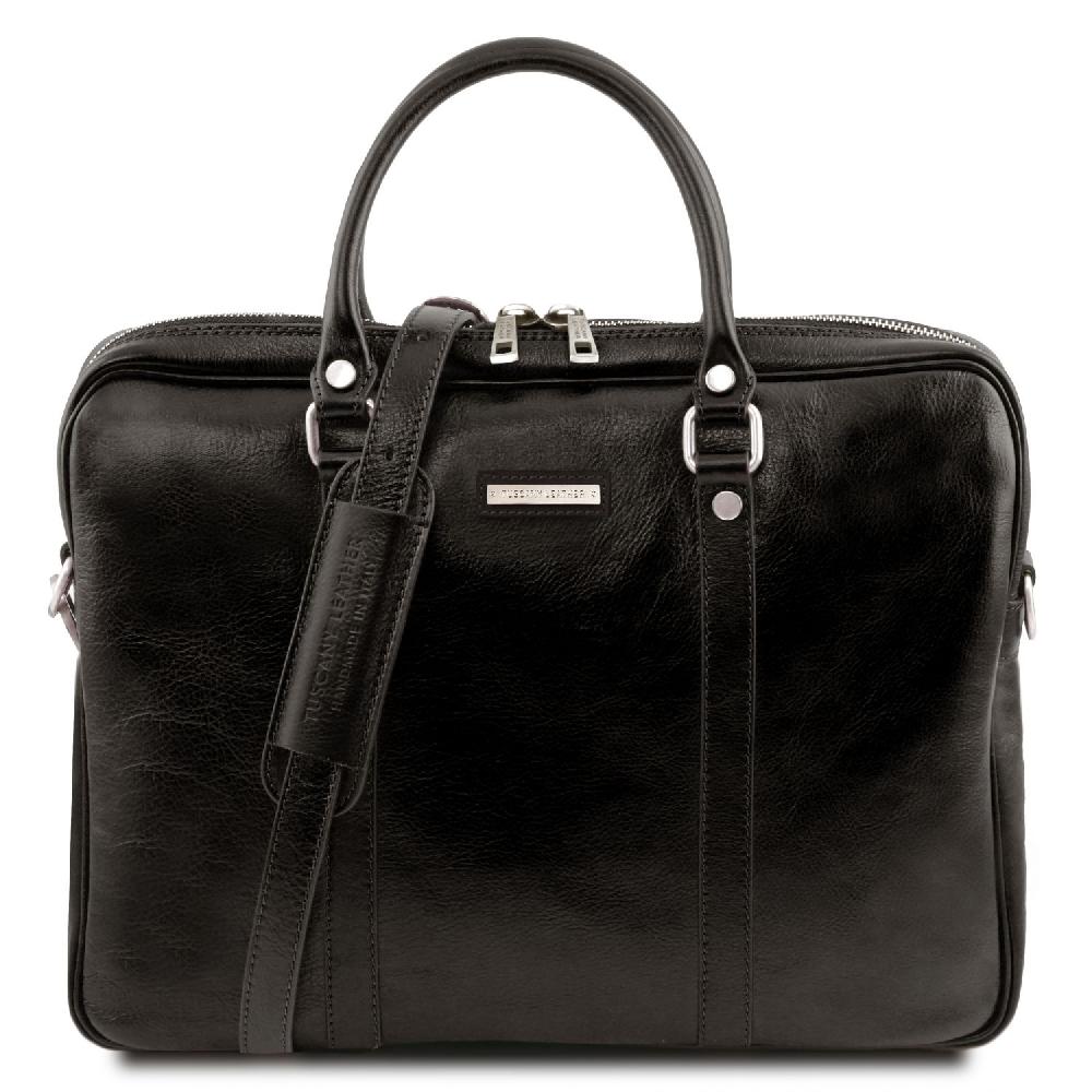 Tuscany Leather Borsa Porta Computer in Pelle Soddisfazione Garantita