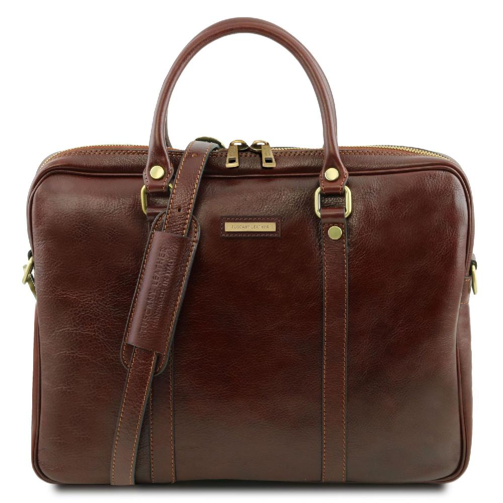 Tuscany Leather Borsa Porta Computer in Pelle Qualità Garantita