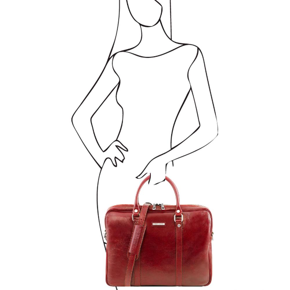 Tuscany Leather Borsa Porta Computer in Pelle Acquista Ora