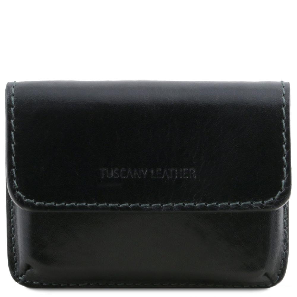 Tuscany Leather Esclusivo Porta Biglietti da Visita in Pelle Consegna Veloce