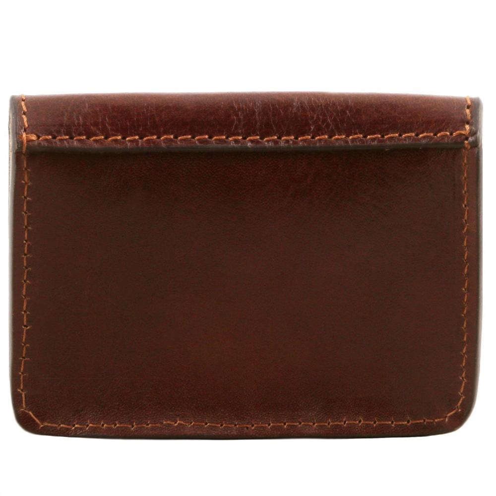 Tuscany Leather Esclusivo Porta Biglietti da Visita in Pelle Consegna Veloce