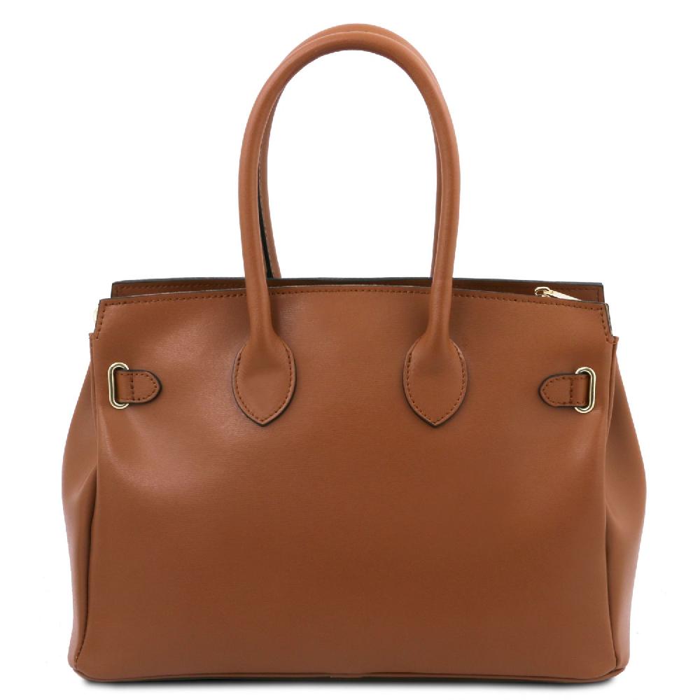 Tuscany Leather Borsa a Mano in Pelle Presa