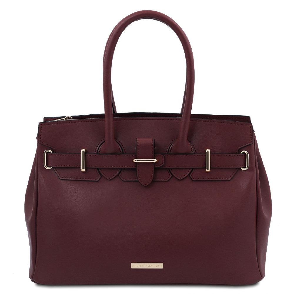 Tuscany Leather Borsa a Mano in Pelle Sconto