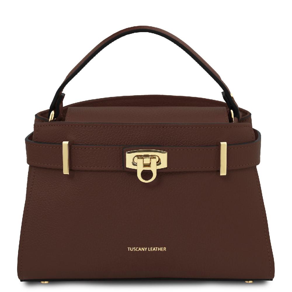 Tuscany Leather Borsa a Mano in Pelle Outlet
