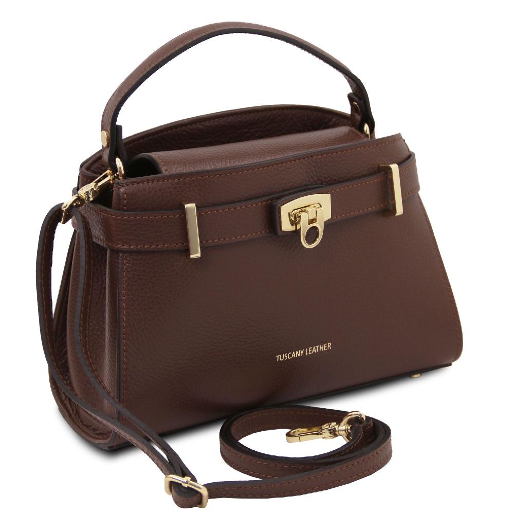 Tuscany Leather Borsa a Mano in Pelle Outlet