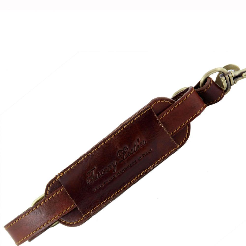 Tuscany Leather Tracolla in Pelle Regolabile per Cartelle Vendita Calda