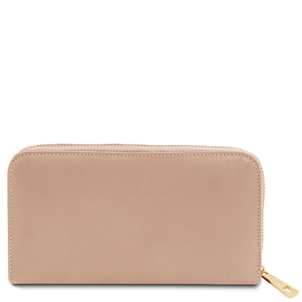 Tuscany Leather Esclusivo Portafogli in Pelle zip Around Vendita Economica