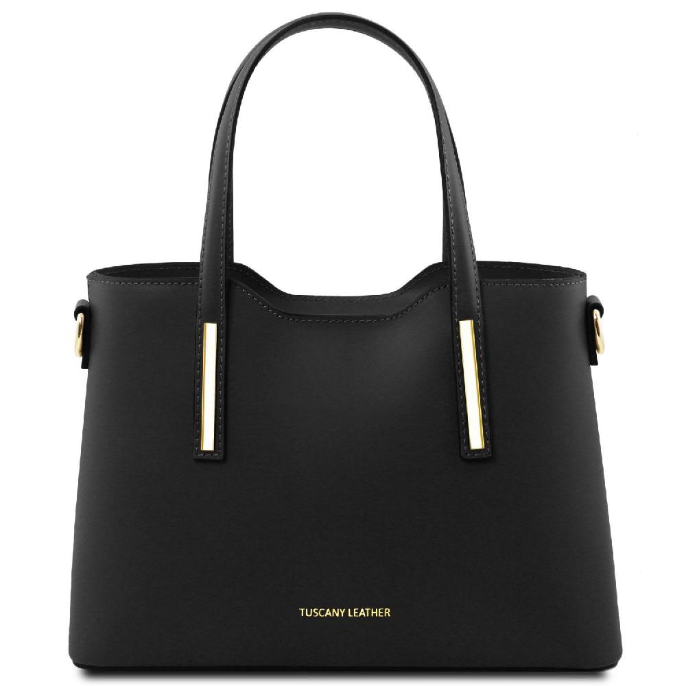 Tuscany Leather Leather Tote - Small Size Saldi Di Fabbrica