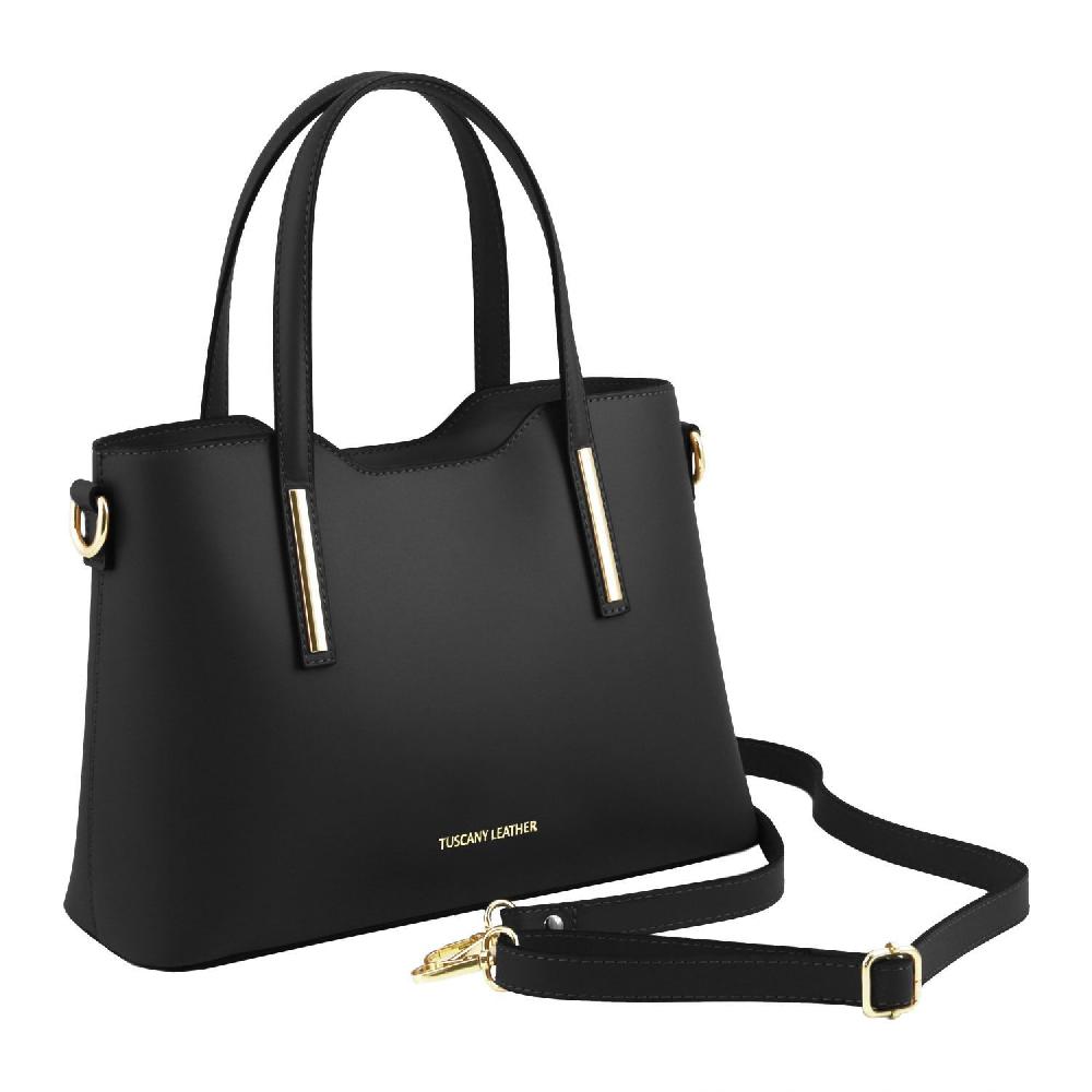 Tuscany Leather Leather Tote - Small Size Saldi Di Fabbrica