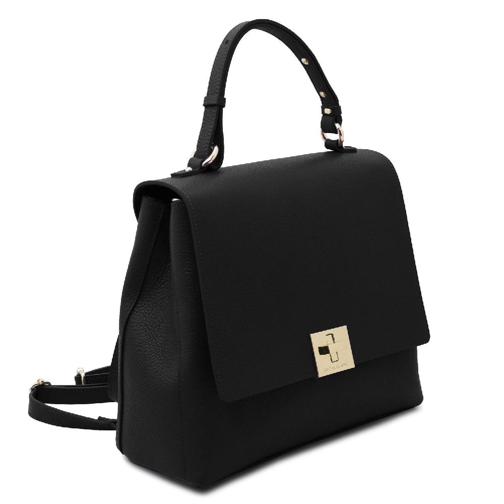Tuscany Leather Leather Convertible Backpack Handbag Offerta speciale