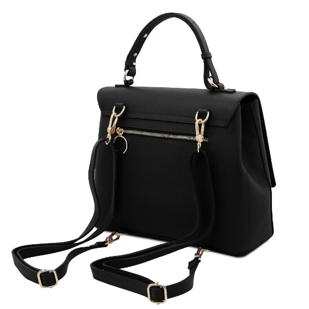 Tuscany Leather Leather Convertible Backpack Handbag Offerta speciale
