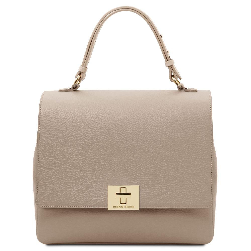 Tuscany Leather Leather Convertible Backpack Handbag Comprare a buon mercato