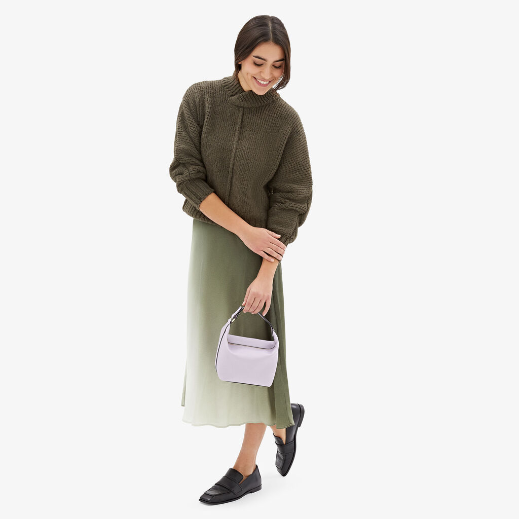 Valextra Borsa da Donna Mochi Mini di Lusso in Pelle Lilla | Valextra Qualità