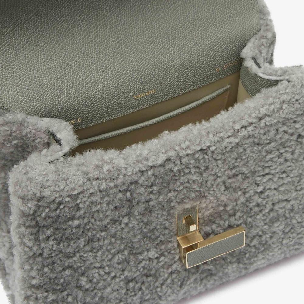 Valextra BORSA PICCOLA ISIDE MONTONE/VITELLO VS ORO CHIARO Offerta migliore