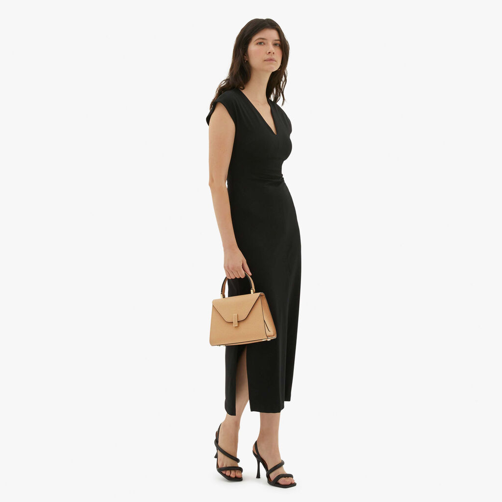 Valextra Borsetta a mano in Pelle Beige con tracolla | Valextra Iside Acquista Ora