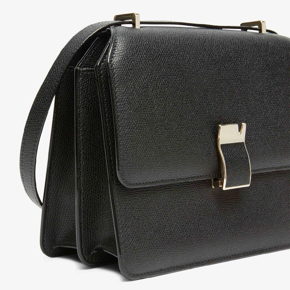 Valextra Borsa a spalla Media in Pelle Nera | Valextra NoLo Sottocosto