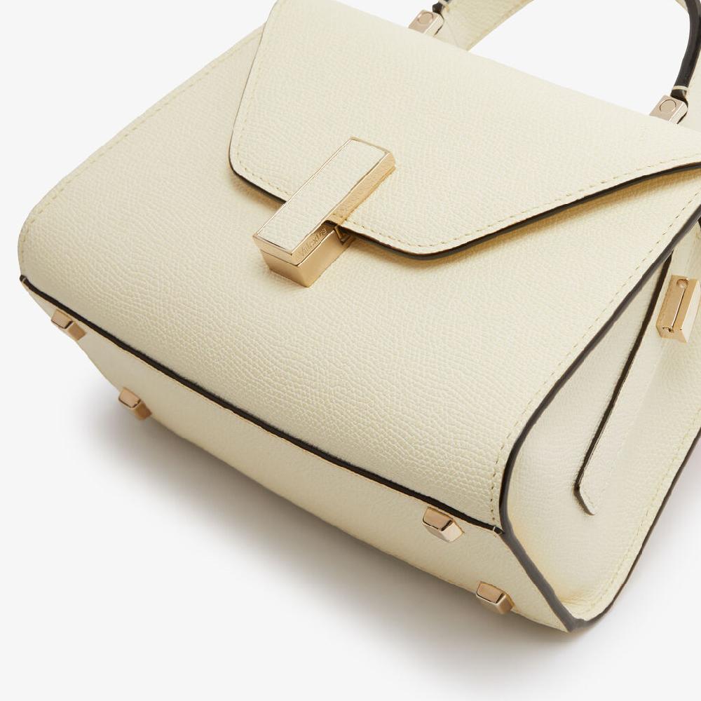 Valextra Borsa a mano Micro in Pelle Bianca | Valextra Iside Convenienza