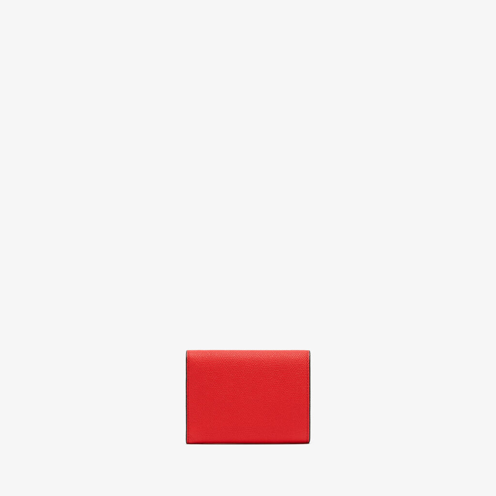 Valextra Portafoglio da Donna in Pelle Rossa cremisi | Valextra Pocket Qualità Garantita
