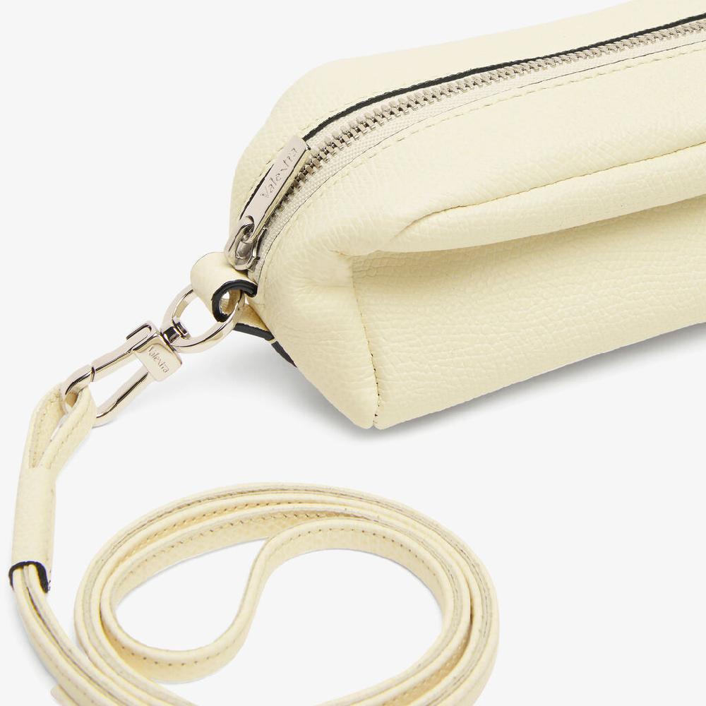 Valextra Micro beauty-case/Micro bag in Pelle Bianca | Valextra Acquista Ora