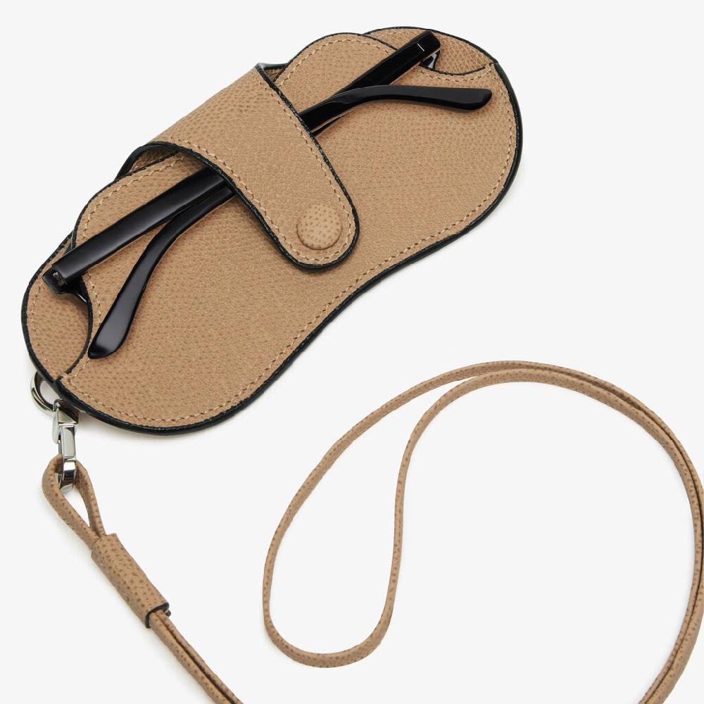 Valextra Custodia porta occhiali da Donna in Pelle Beige | Valextra Affare Del Giorno