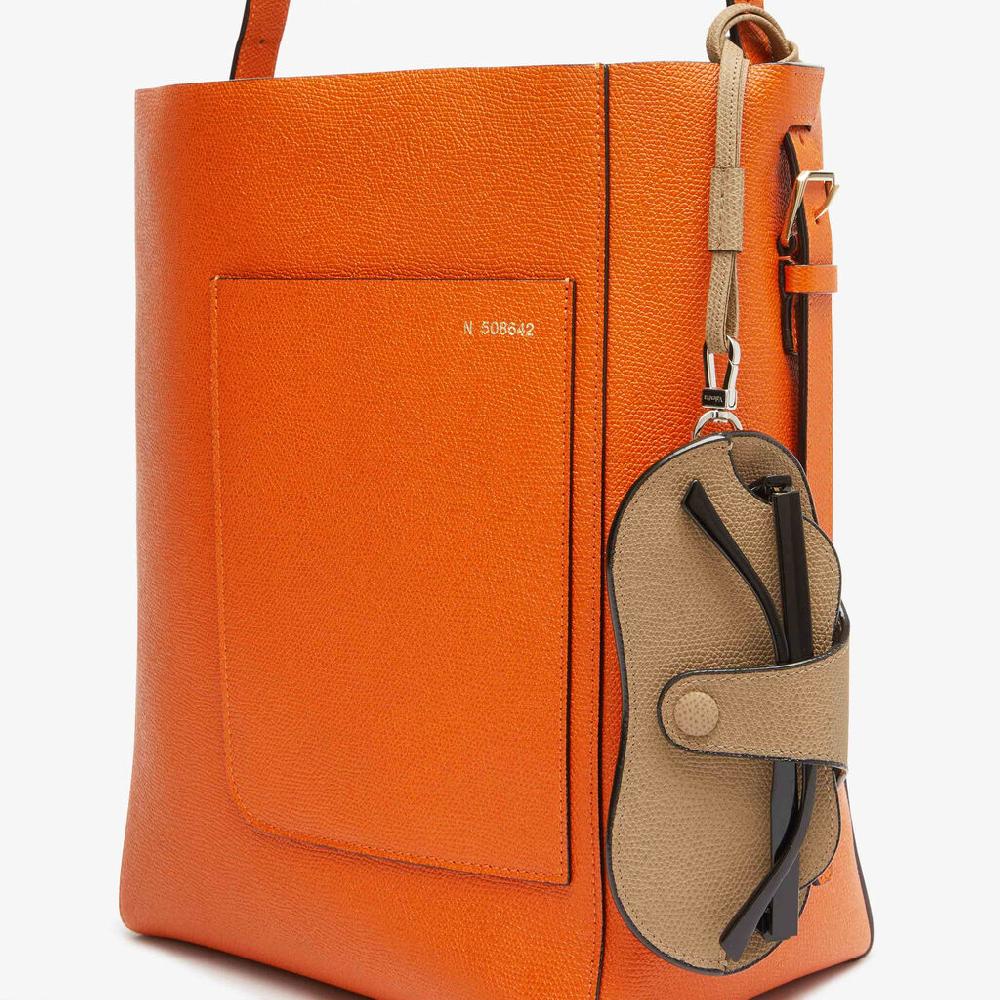 Valextra Custodia porta occhiali da Donna in Pelle Beige | Valextra Affare Del Giorno