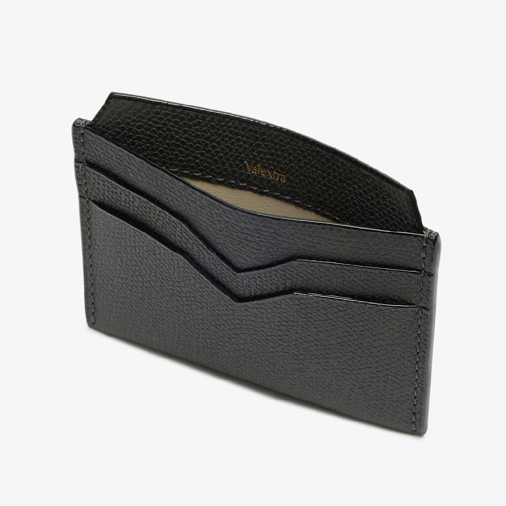 Valextra Porta carte di credito in Pelle Grigia | Valextra Hotsell