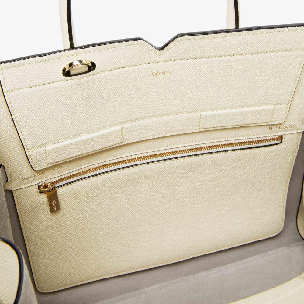Valextra Borsa a mano da Donna Media Bianca di Lusso | Valextra Nuovo