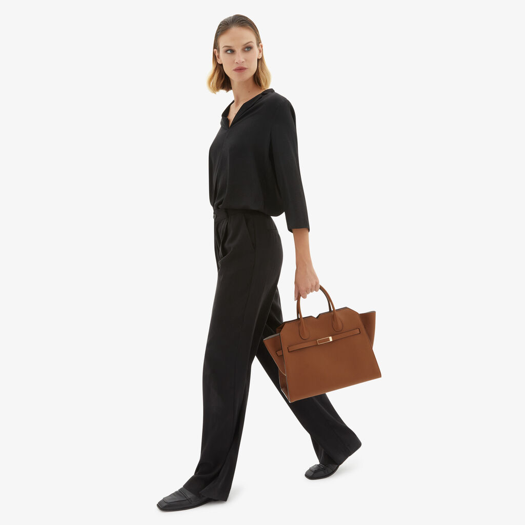 Valextra Borsa a due manici da Donna di Lusso Marrone | Valextra Promozione