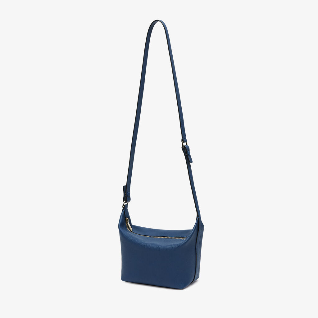 Valextra Portafoglio grande di Lusso in Pelle Blu Zaffiro | Valextra Promozione Limitata