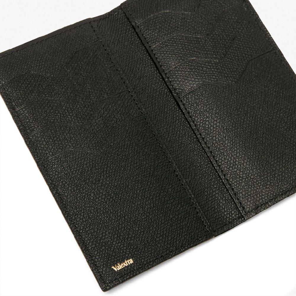 Valextra Portafoglio grande in Pelle Nera | Valextra Brera Fino Al -60%
