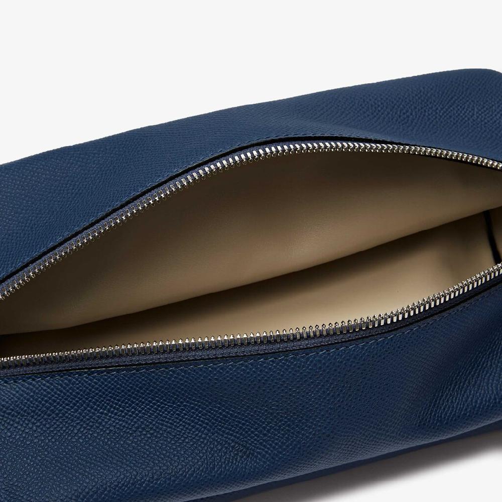 Valextra Borsa a tracolla da Donna di Lusso in Pelle Blu Zaffiro | Valextra Outlet