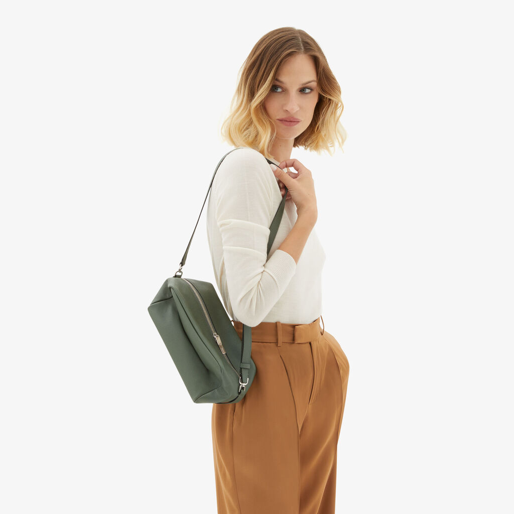 Valextra Borsa Origami da Donna in Pelle Verde di Lusso | Valextra Offerte