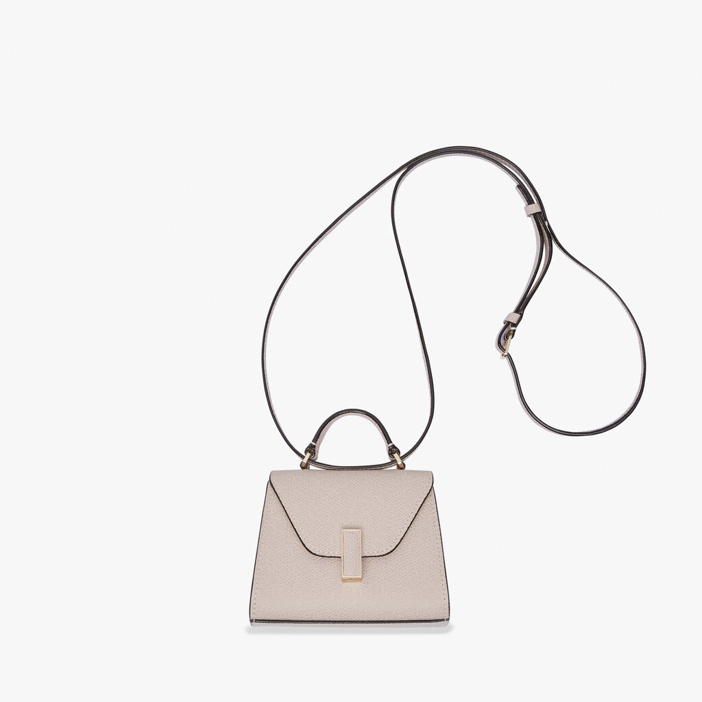Valextra Borsa da cintura in pelle beige con tracolla | Valextra Iside Spedizione Gratuita