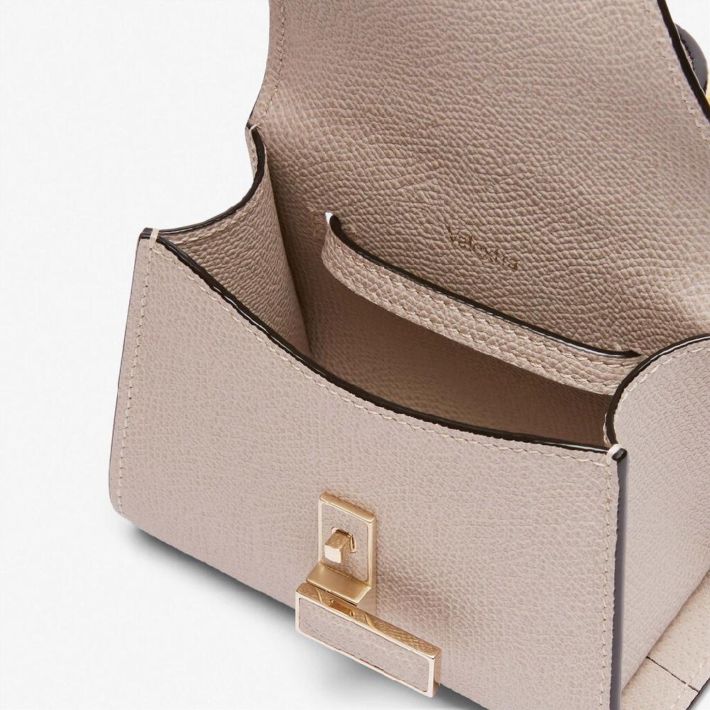 Valextra Borsa da cintura in pelle beige con tracolla | Valextra Iside Spedizione Gratuita