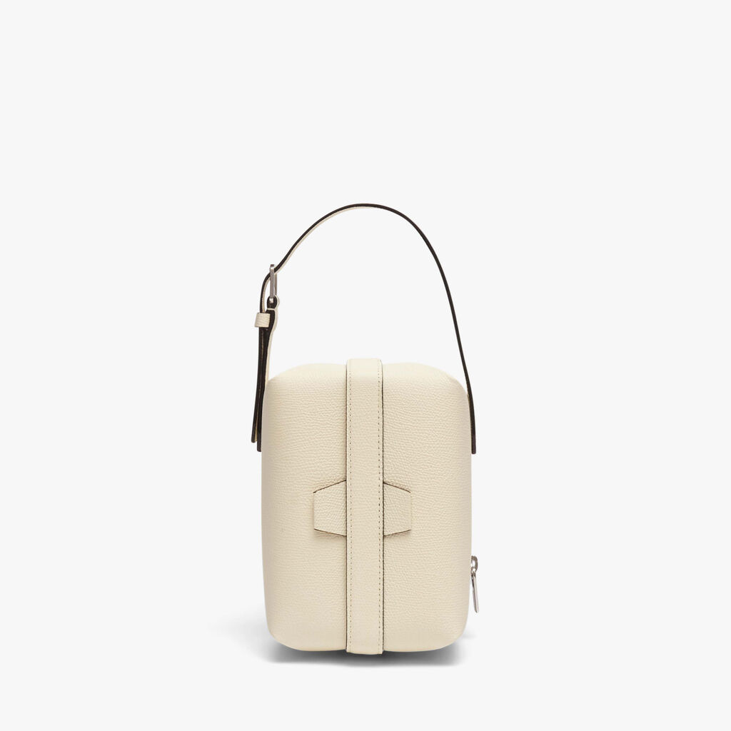 Valextra Borsa a mano Mini in Pelle Bianca | Valextra Tric Trac Soddisfazione Garantita