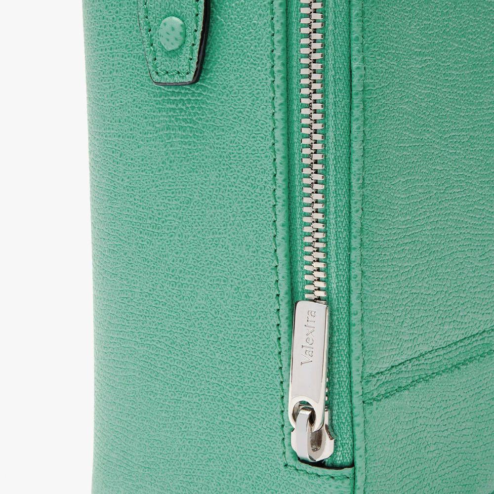 Valextra Borsetta a tracolla Mini in Pelle Verde | Valextra Tric Trac Acquista Ora